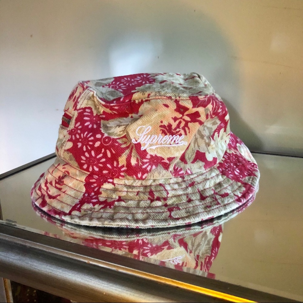 Supreme zip twill crusher floral hat NWT SS18
